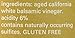 O OLIVE OIL & VINEGAR California White Balsamic Vinegar, 6.76 Fluid Ounce