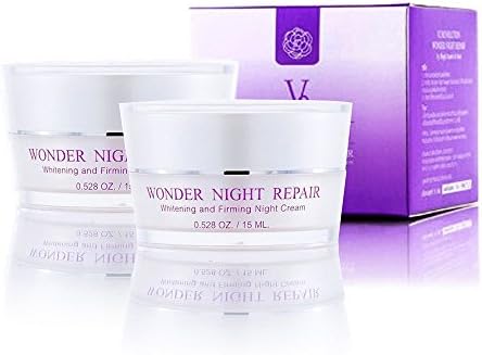 2 UNITS OF 0.5OZ/15ML. V2 REVOLUTION WONDER NIGHT REPAIR WHITENING AND FIRMING NIGHT CREAM [GET FREE TOMATO FACIAL MASK]