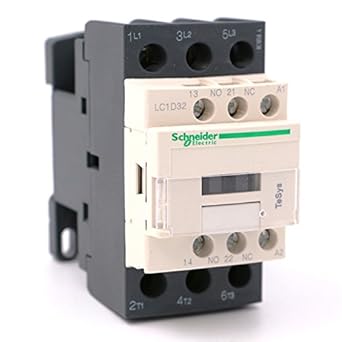 Ac Contactor 3p Lc1d32 Lc1d32e7 Lc1 D32e7 32a 48v Ac Coil Amazon Com Industrial Scientific