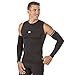 Zensah Compression Arm Sleeves - Made in USA, Thermal Arm Warmers for Cycling and Running with UV Sun Protection (Black, Large/X-Large)