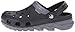 Crocs Unisex Duet Max Clog, Black/Charcoal, 9 M US Men/11 M US Women