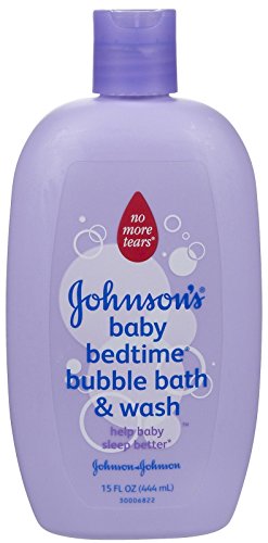 baby bedtime bubble bath