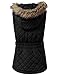 NE PEOPLE Womens Lightweight Quilted Fur Zip Vest in Various Styles S-3XL