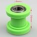 Wingsmoto Chain Roller 8mm ID Tensioner Guide Wheel Chinese Dirtbike Pit Bike Motocycle (Green)