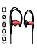 Laud Sports Bluetooth Wireless In-Ear Headphones - Premium HD Sound - Noise Cancelling Stereo Headset + Mic & Controls - Sweatproof Earphones - For Gym Workouts, Running - Galaxy Note 9 (Red/Black)