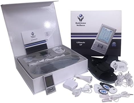 BodySense Lifestyle Ultimate XP Portable TENS Unit Set – Rechargeable Muscle Stimulator with 8 Massage Modes & 10 Hour Battery Life For Quick Body Pain Relief