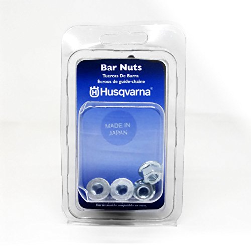 Husqvarna Replacement Bar Nuts for Husqvarna 240, 365, 445, 545, 555, 3120XP Chainsaws & Others / 531300382 (4 Pack)