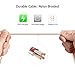 Cabbrix 3 Pack 6 Feet Nylon Braided Lightning to USB Cable Fast Sync Apple Charger for iPhone iPad iPod (Gold)