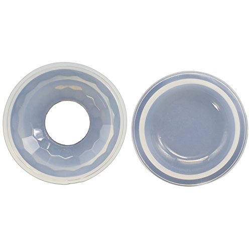 Funshowcase Mini Bowl Dish Paperweight Silicone Mold Trays for Chocolate, Resin Epoxy Casting, Candle Soap Making, Wax, Jewelry Making, Liquid Polyclay Crafting Projects