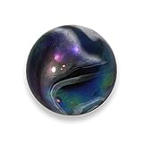 OnlineScienceMall Mega Marble - Milky Way Mammoth - Large 1 5/8 Inch Glass Marble with Stand