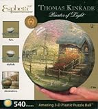 Esphera 360 Thomas Kinkade Stepping Stone Cottage 3-D Puzzle Ball 9 inch dia.