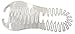Mia e-Pony Elongated Ponytail Holder Hair Accessory, Modernized Banana Clip for Hollywood Hair for Women, Teens - Clear Color