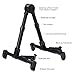 MIMIDI Accessories-Upgraded Folding A-Frame Instruments Stand for Acoustic/Electric/Classical Guitar, Bass, Banjo (ZJ-4)
