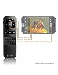 Satechi BT mediaremote Bluetooth Multimedia mando a distancia para iPhone, iPad y iMac, MacBook Air, MacBook Pro, MacBook, y Mac Mini, Negro