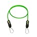 Accurate Tension Bands: Every Exercise Band Tube has Accurate Tension ratings That Correlate with Actual Free Weights. This Green Elastic Band Provides 5 pounds to a Full 20 pounds of MAX Tension.