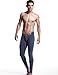 SEOBEAN Low Rise Mens Underwear Pants Long John Cotton Navy 2274