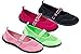 Brand New Women's Slip-On Water Shoes With Velcro Strap Available In 4 Colors