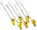 RIN Light-UP Emoticon Emoji FACE Whistle Necklace - 1 Dozen