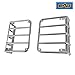 EAG Rear Tail Light Guard Covers Chrome Euro Stainless Steel Fits 07-18 Jeep Wrangler JK