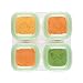 OXO Tot Glass Baby Blocks Food Storage Containers, Green, 4 oz