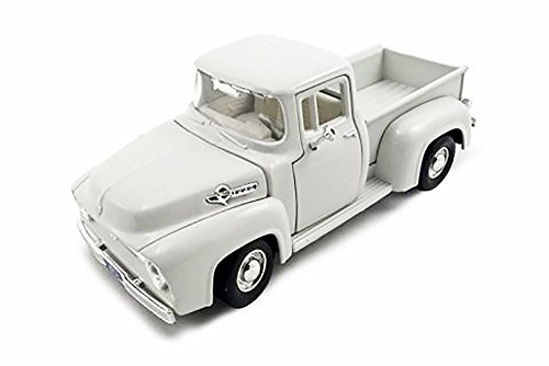 Motor Max 1956 Ford F-100 Pick Up, White 73235AC - 1/24 Scale Diecast Model Toy Car