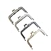 GuoFa 4pcs/lot 8.5cm Square Purse Frame Handmade DIY Metal Coin Purse Frame Kiss Lock Frames
