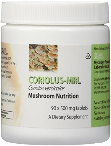 Mycology Research Labs - Coriolus Versicolor-MRL 500 mg 90 tabs by Mycology Research Lab