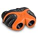 Best Toys for 4-9 Year Old Boys,Girls Happy Gift 8x21 Compact Waterproof Travel Binoculars,Best Gifts for Kids (Orange)