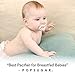 Nanobebe Baby Pacifiers 3+ Month - Orthodontic, Curves Comfortably with Face Contour, Award Winning for Breastfeeding Babies, 100% Silicone - BPA Free. Perfect Baby Registry Gift 2pk, Pink