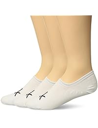 Calvin Klein 3 pares de calcetines de algodón con logo no Show Liner para hombre