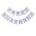 37 Piece Happy Birthday Banner, Party Decorations Set in Pink, Gold, Purple & Mint Colors