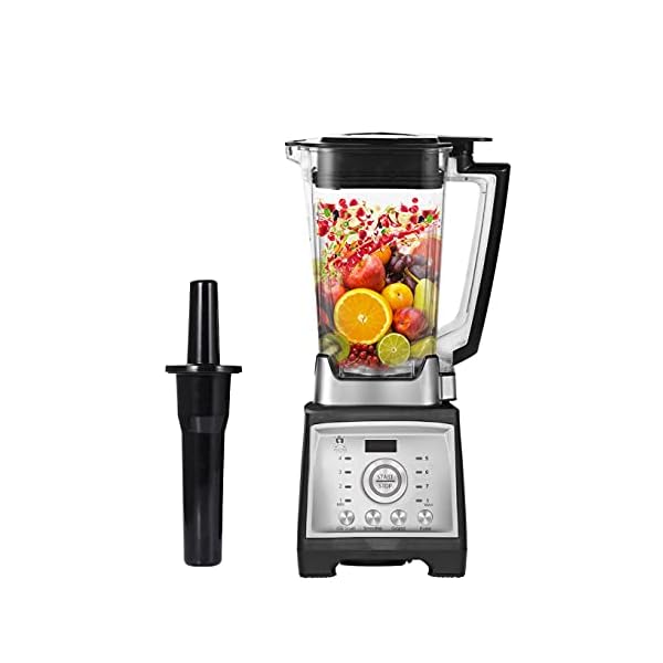 Blender-Smoothie-Makers-2000W-Food-Processor-with-8-Adjustable-Speed-4-Preset-Programs-Removable-Stirring-Rod-2-Litre-BPA-Free-Jug-8-Sharp-Blades-with-30000-RPM-High-Speed-for-Ice-Nut-Fruit-Vegetable Blender Smoothie Makers 2000W Food Processor with 8 Adjustable Speed 4 Preset Programs Removable Stirring Rod 2 Litre…
