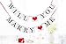 sexyrobot WILL YOU MARRY ME Banner Bunting for Marriage proposal, Wedding Party Decoration,Valentine's Day Gift