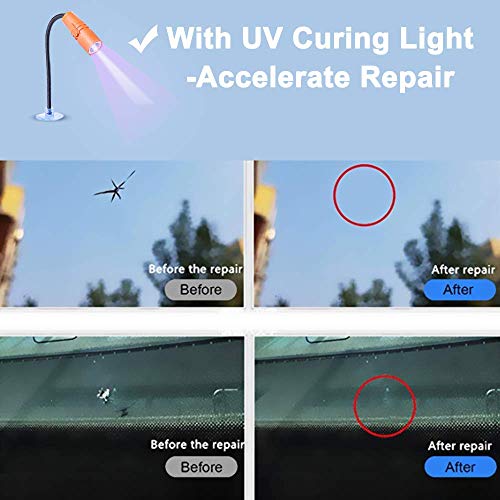 DIY Windshield Repair Kit, Fast Repair, with UV Curing Light - Thumbnail 2