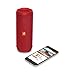 JBL FLIP 4 IPX7 Waterproof Wireless Portable Bluetooth Rechargeable USB Speaker (Red) (Renewed)