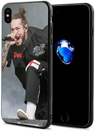 Post Malone Customized Screen Protector Rugged Cover Dust-Proof Shockproof Drop-Proof Scratch-Resistant Shell for Apple iPhone X Case 5.8 Inch