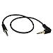 TRIPP LITE P312-001-RA 1-Feet 3.5mm Mini Stereo Audio Cable with One Right Angle Plug,Black