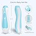 Baby Nail File Electric, Baby Nail Trimmer File Manicure Set with LED Light for Newborn, Kids and Adults
