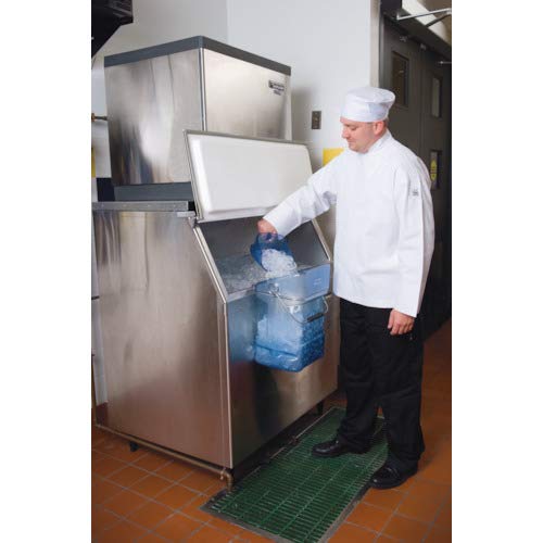 Rubbermaid 9F53 5.5 gallon Capacity, 10.5" Length x 13.3" Width x 17.8" Height, Transparent Blue Color, Safe Ice Tote - Thumbnail 7