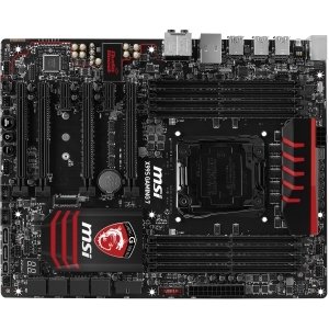 MSI X99S GAMING 7 Desktop Motherboard - Intel X99 Chipset - Socket R3 (LGA2011-3) - ATX - 1 x Processor Support - 128 GB DDR4 SDRAM Maximum RAM - CrossFireX, SLI Support - Serial ATA/600 RAID Supported Controller - CPU Dependent Video - 4 x PCIe x16 Slot - 8 x USB 3.0 Port - X99S GAMING 7