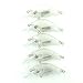 Aorace 20 pcs/lot Fishing Lure Blank Crankbait Unpainted Hard Bait 75mm Fresh Water Shallow Water Bass Walleye Lure Bodies Fishing Tackle
