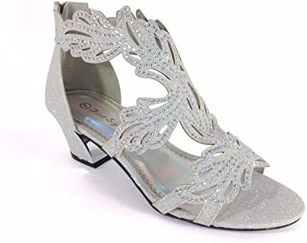 Lime03N Womens Open Toe Mid Heel Wedding Rhinestone Gladiator Sandal Wedge Shoes