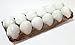 White Realistic Chicken Eggs For Crafting And Decor 2 1/2 Inch - One Dozen