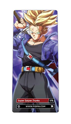 FiGPiN Dragon Ball Fighterz: Super Saiyan Trunks - Collectible Pin with Premium Display Case - Not Machine Specific
