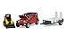 Bruder Jeep Wrangler Unlimited Rubicon with Trailer and CAT Skid Steer