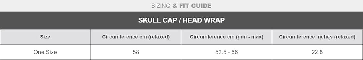 Chef Works Unisex Head Wrap Skull Cap, Black, One Size: Chefs Clothing: Clothing