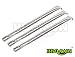 BBQMANN BA361 (3-Pack) Universal Stainless Steel Replacement Straight Burner for Charmglow, Nexgrill, Costco Kirkland, Perfect Glo,Permasteel, Sterling Forge (16 13/16