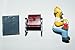 Simpsons Movie Figure Toy Set of 5 all in neat Movie Chairs with Homer, Bart, Lisa, Marge and More!