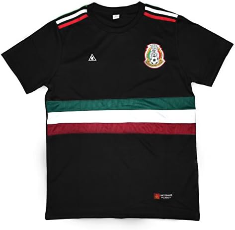 MADSTRANGE Mexico 3rd Black Soccer Jersey (L)