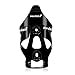 Wiel 100% Full Carbon Fiber Bicycle Bike Light Drink Water Bottle Cage Holder (2Pcs All Black)